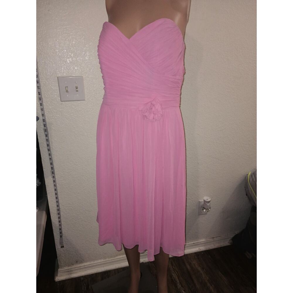 After Six Pink Strapless Sweetheart Gown Size 8 W011 - Picture 6 of 12